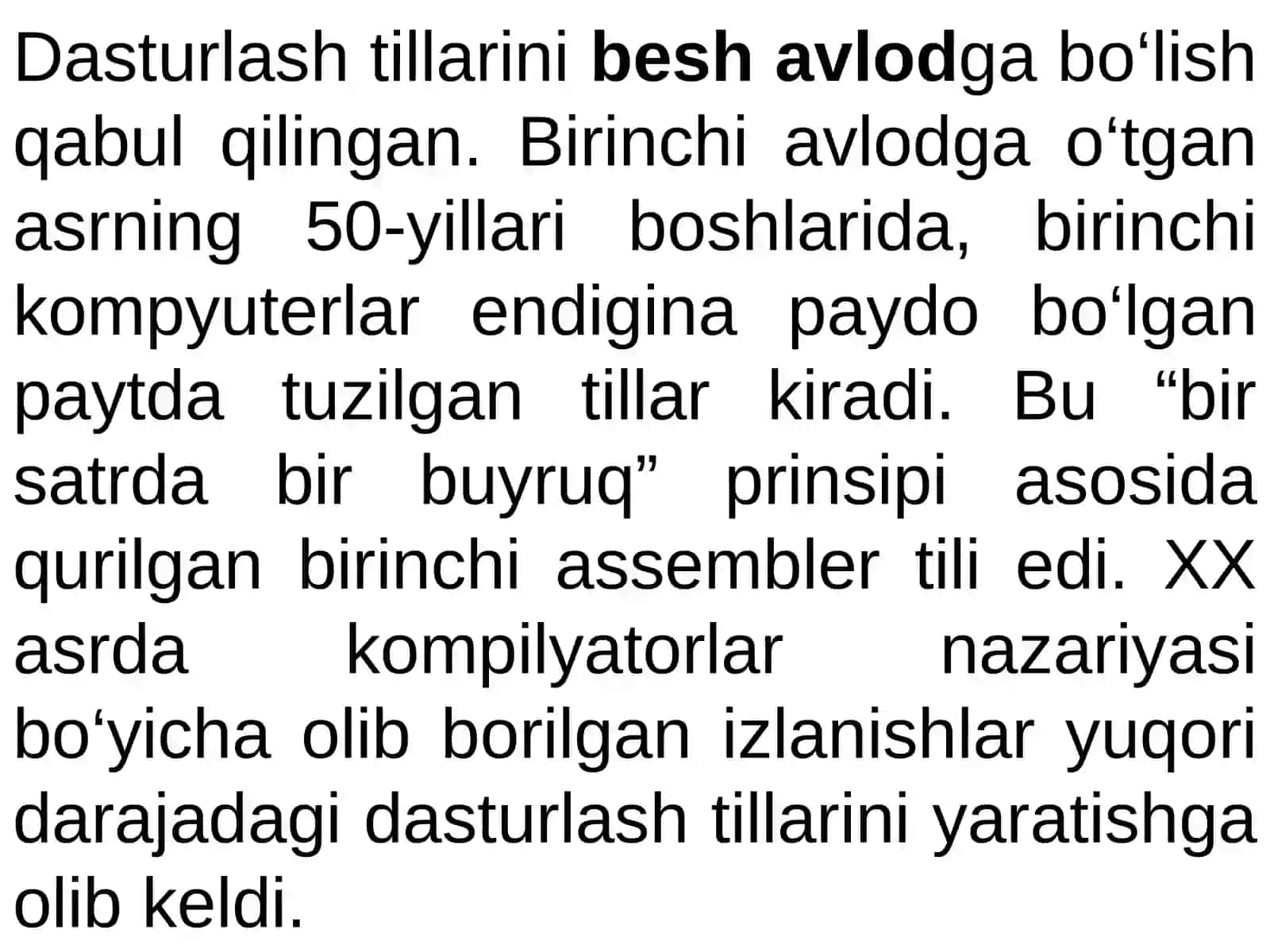 Zamonaviy dasturlash tillari 2