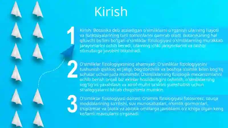 O'simliklar fiziologiyasi 2