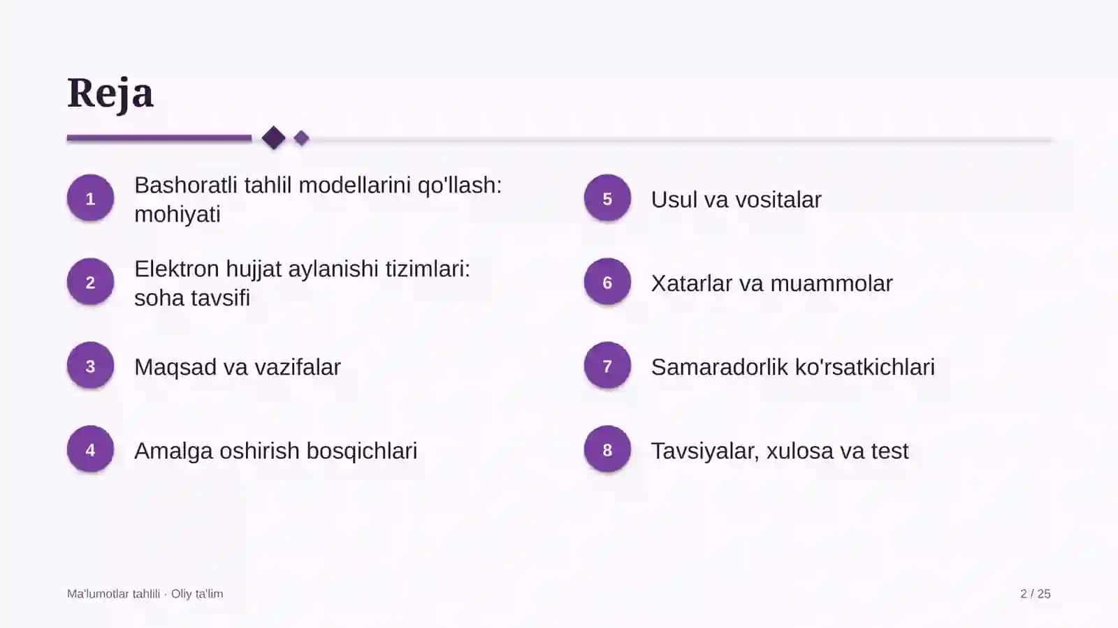 elektron hujjat aylanishi tizimlarida bashoratli tahlil modellarini qo'llash 1612 2