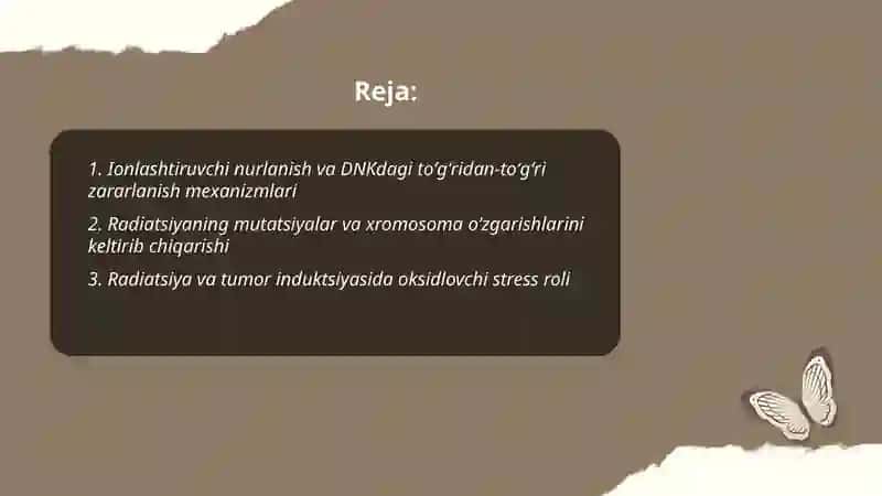Radiatsiyaning ta'siri 2