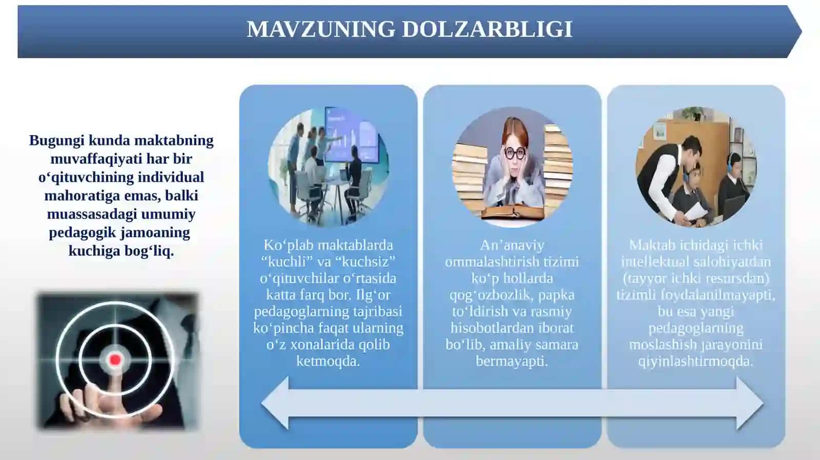 ILG‘OR PEDAGOGLARNING ISH TAJRIBASINI KENG MIQYOSDA OMMALASHTIRISH 2