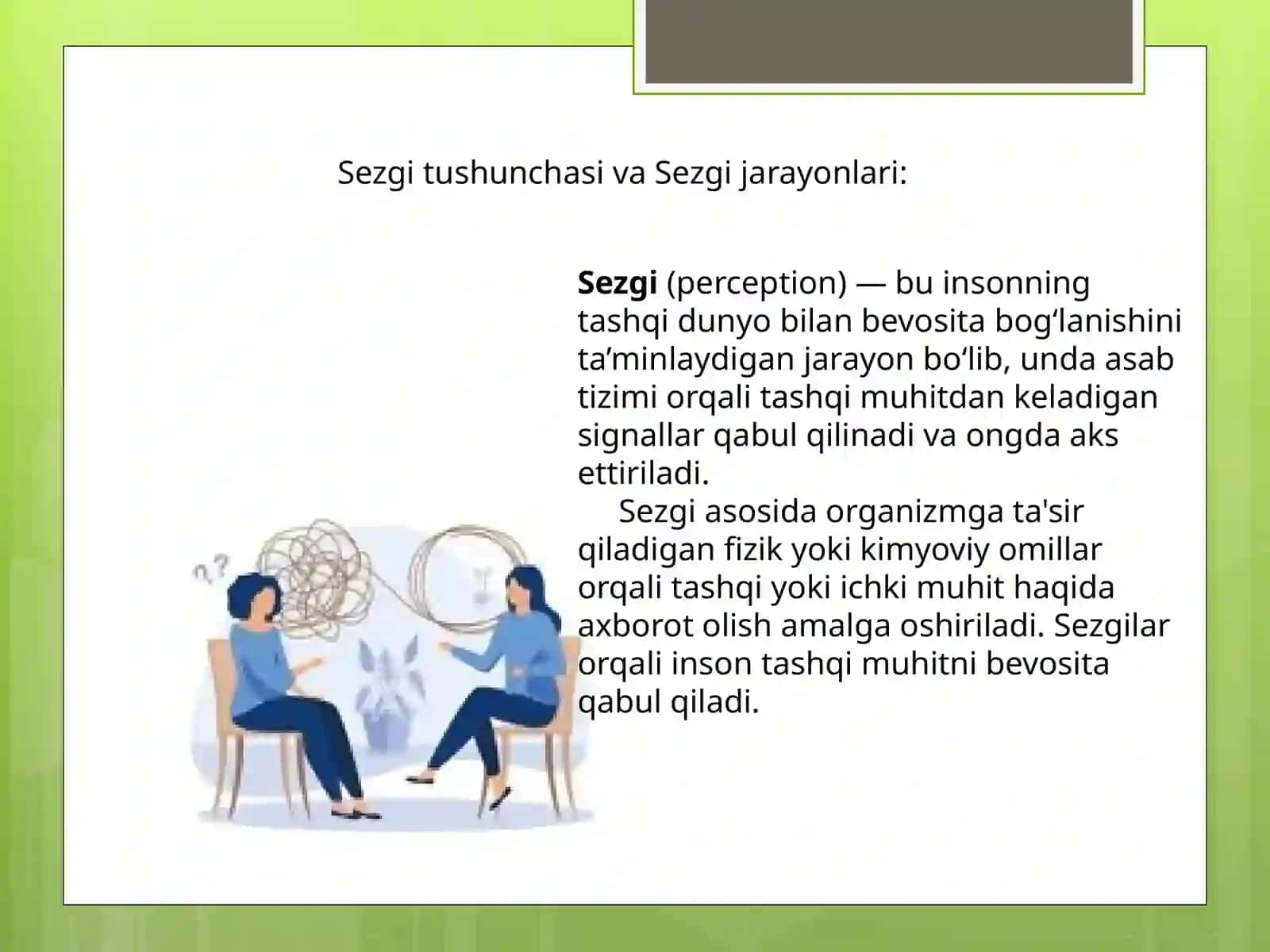 Sezgi va idrok 2