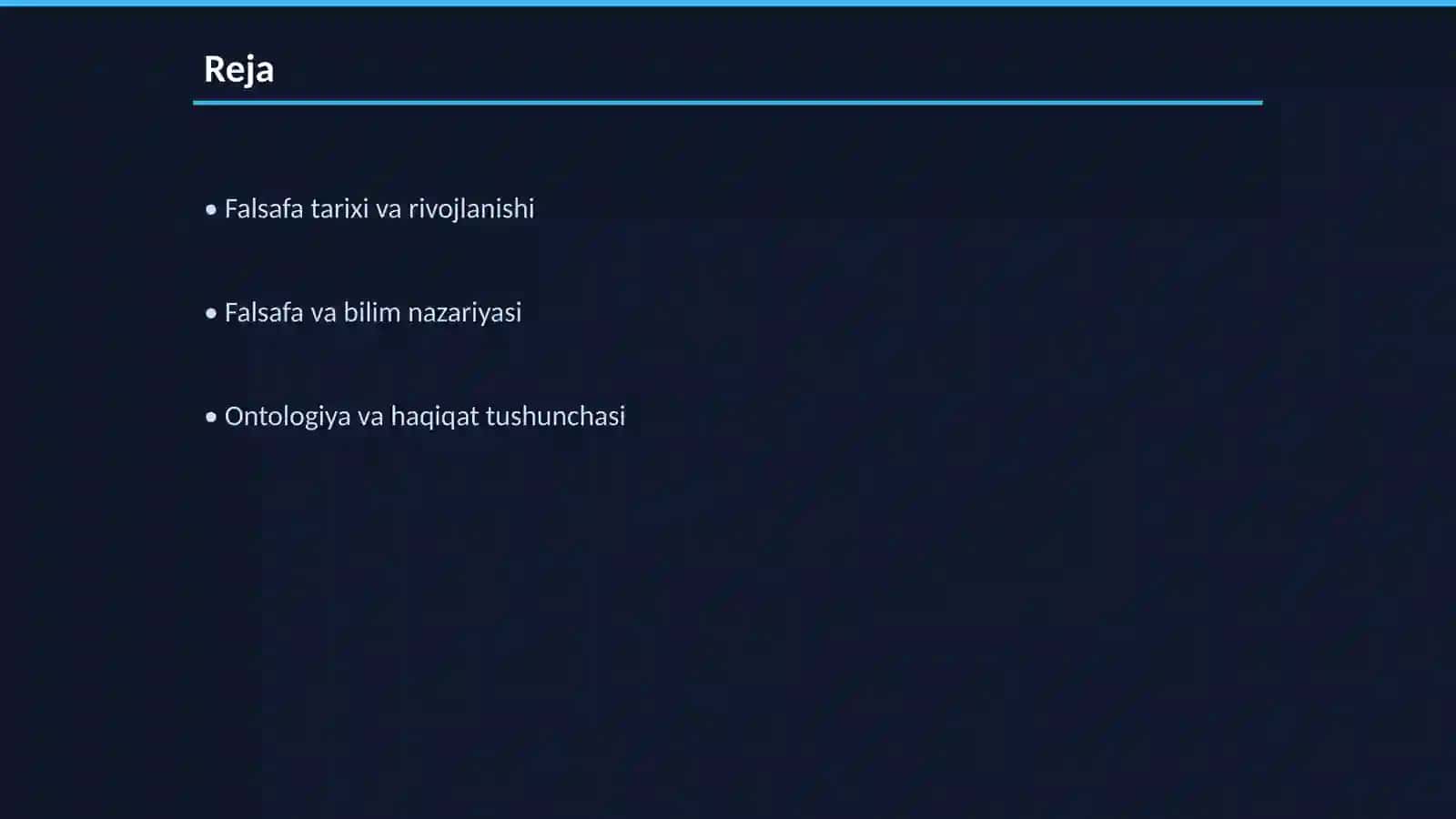 Falsafa nimani o'rganadi va uning asosiy muammolari nimalardan iborat 2