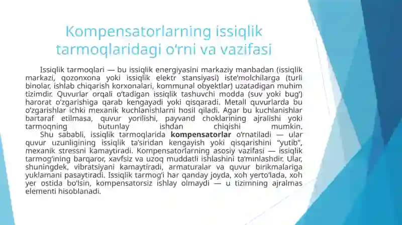 Kompensatorlar va Issiqlik Kameralar 2