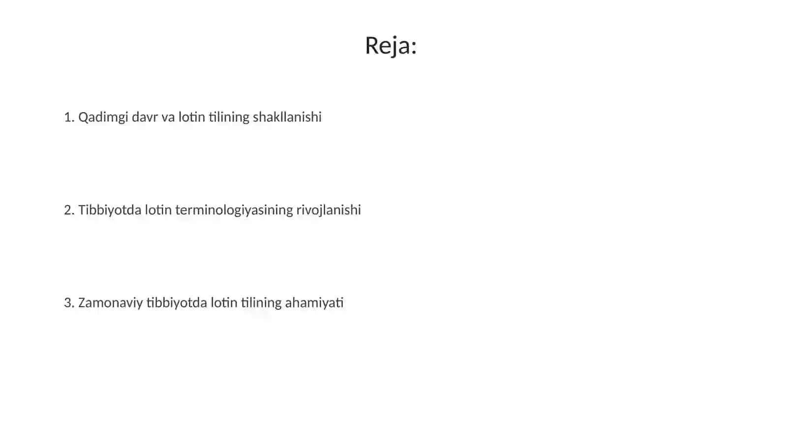 Lotin tilida tibbiy terminologiya tarixi 2