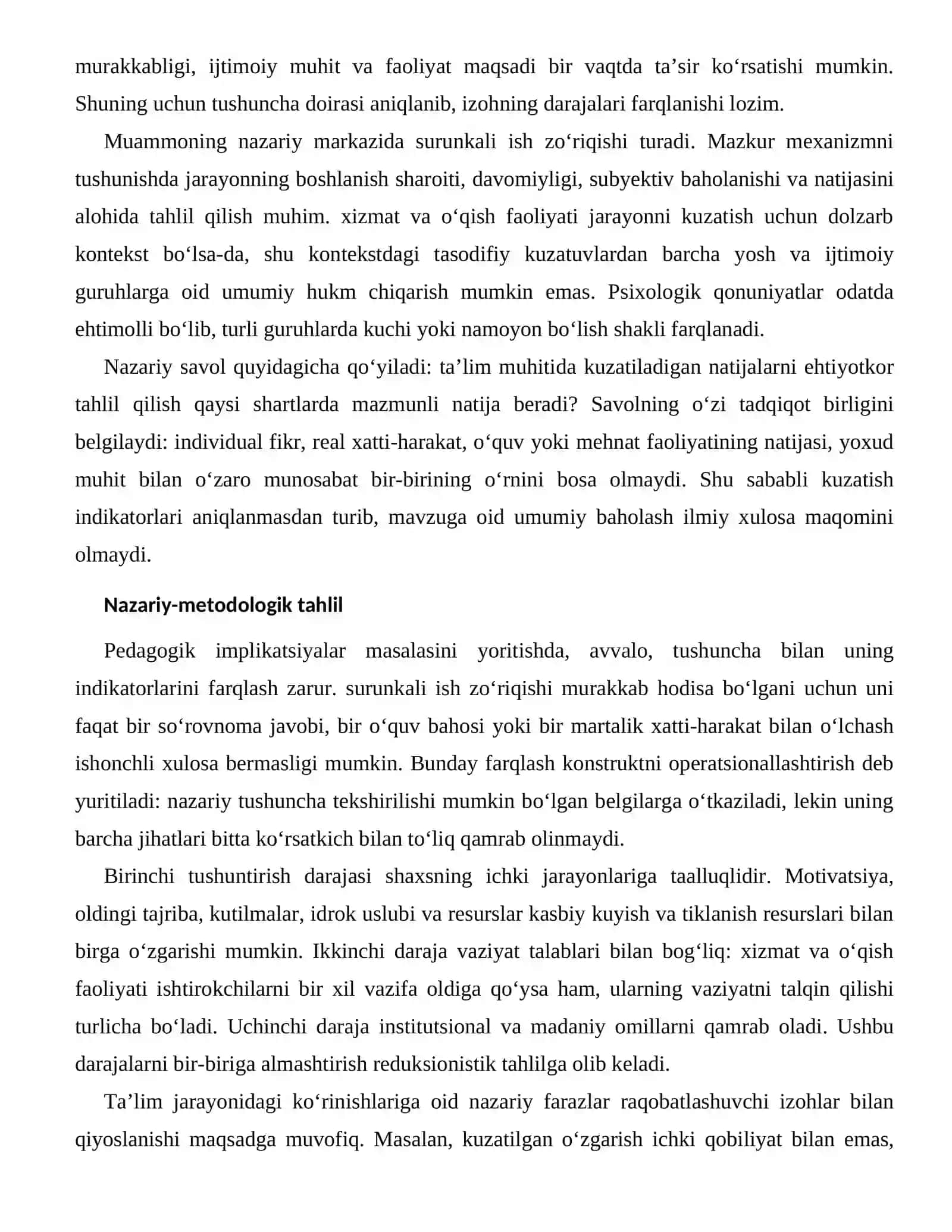 Kasbiy Kuyish va Tiklanish Resurslari — Ta’lim Jarayonidagi Ko‘rinishlari 2