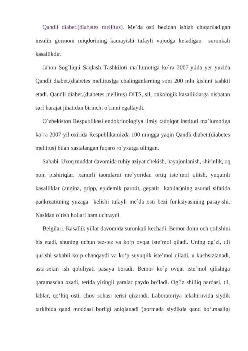 Еndokrin kasalliklar 2
