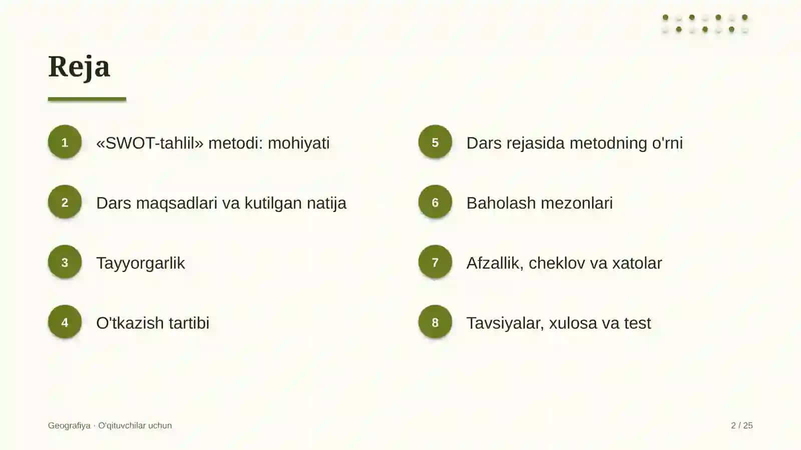 geografiya darslarida swot tahlil metodidan foydalanish 8176 2
