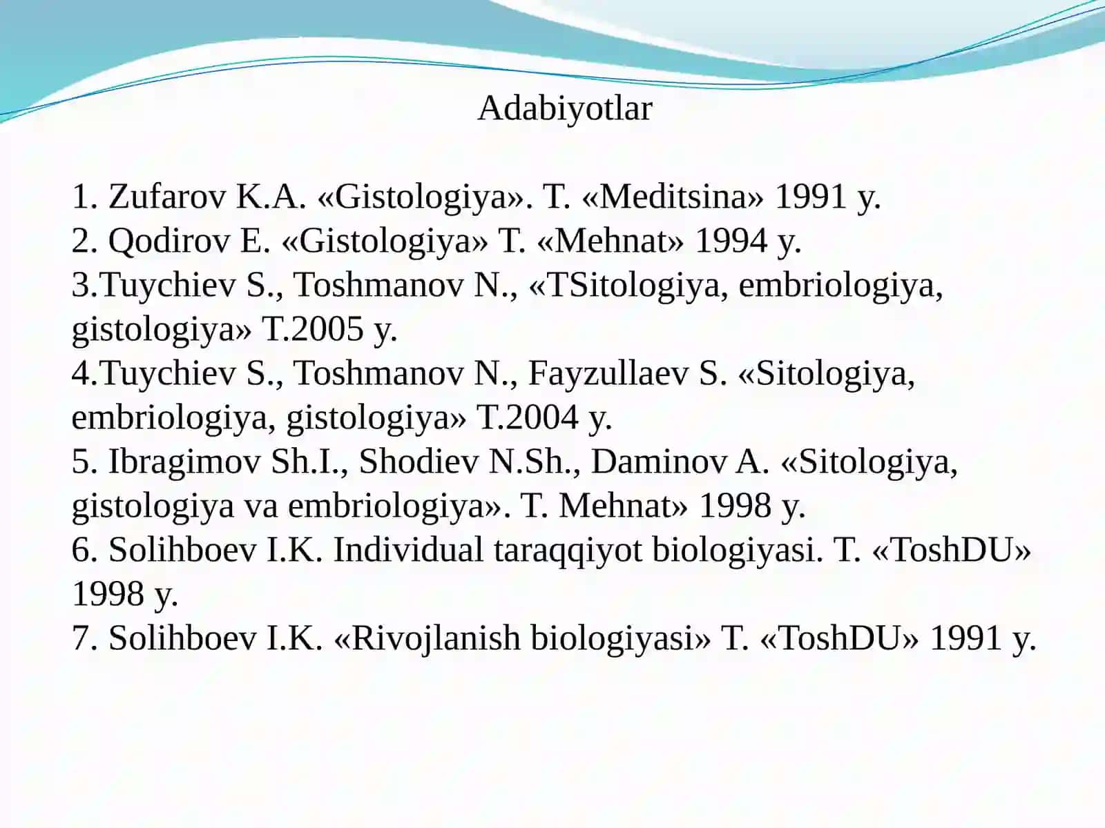 GISTOLOGIYADANREYTING 2