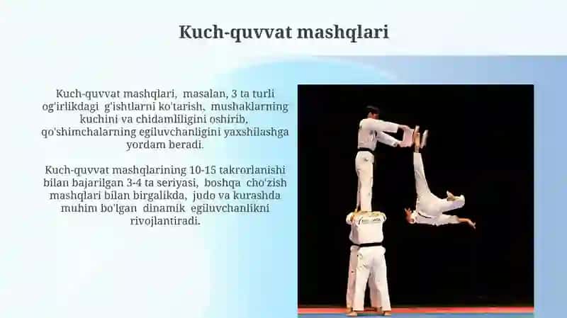 Dzyudo. Tarixi istiqbollari va mutaxassislarni tayorlash. 2