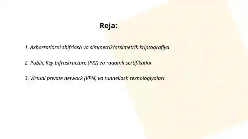 Axborratlarni himoyalashning texnik vositalar 2