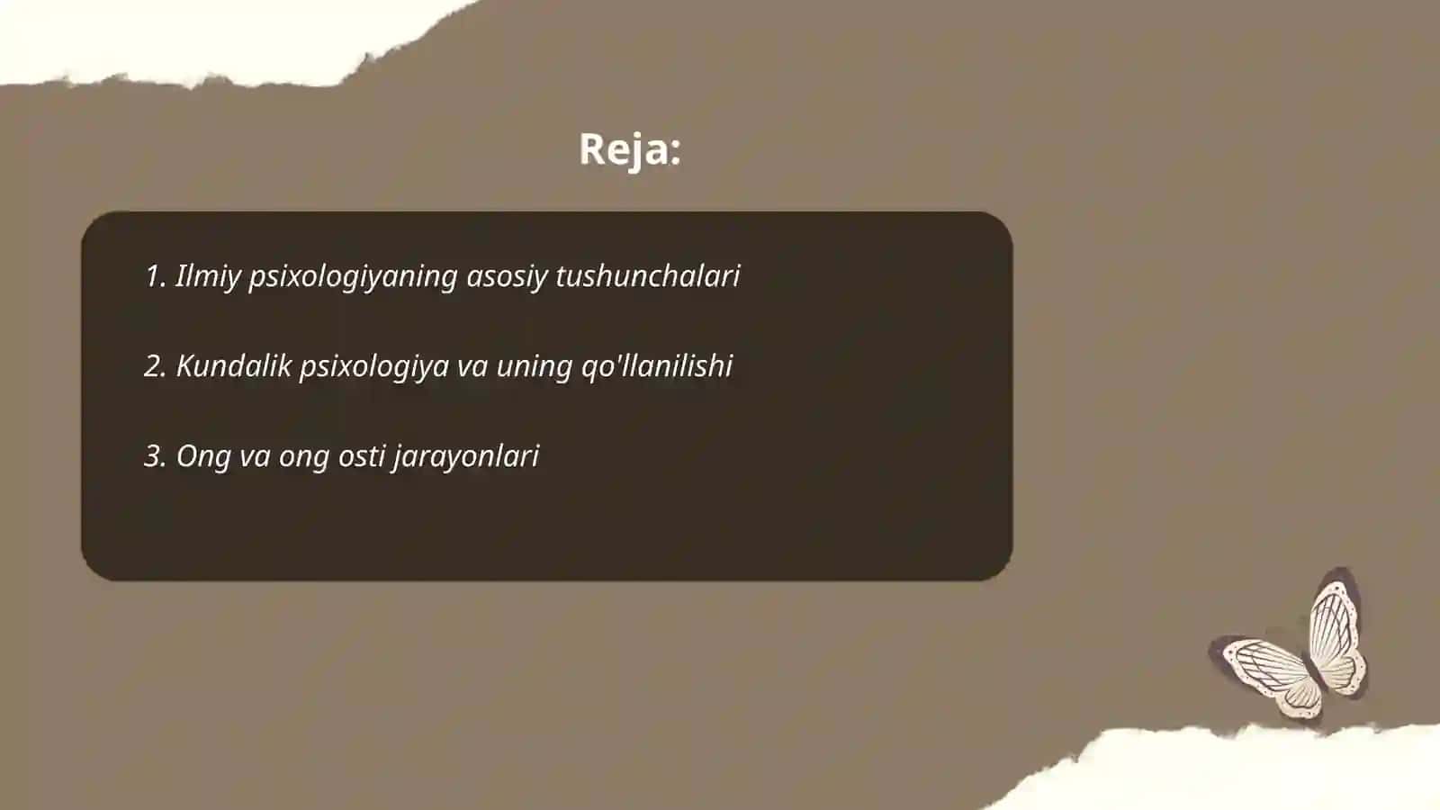 Ilmiy psixologiya va kundalik psixologiya 2