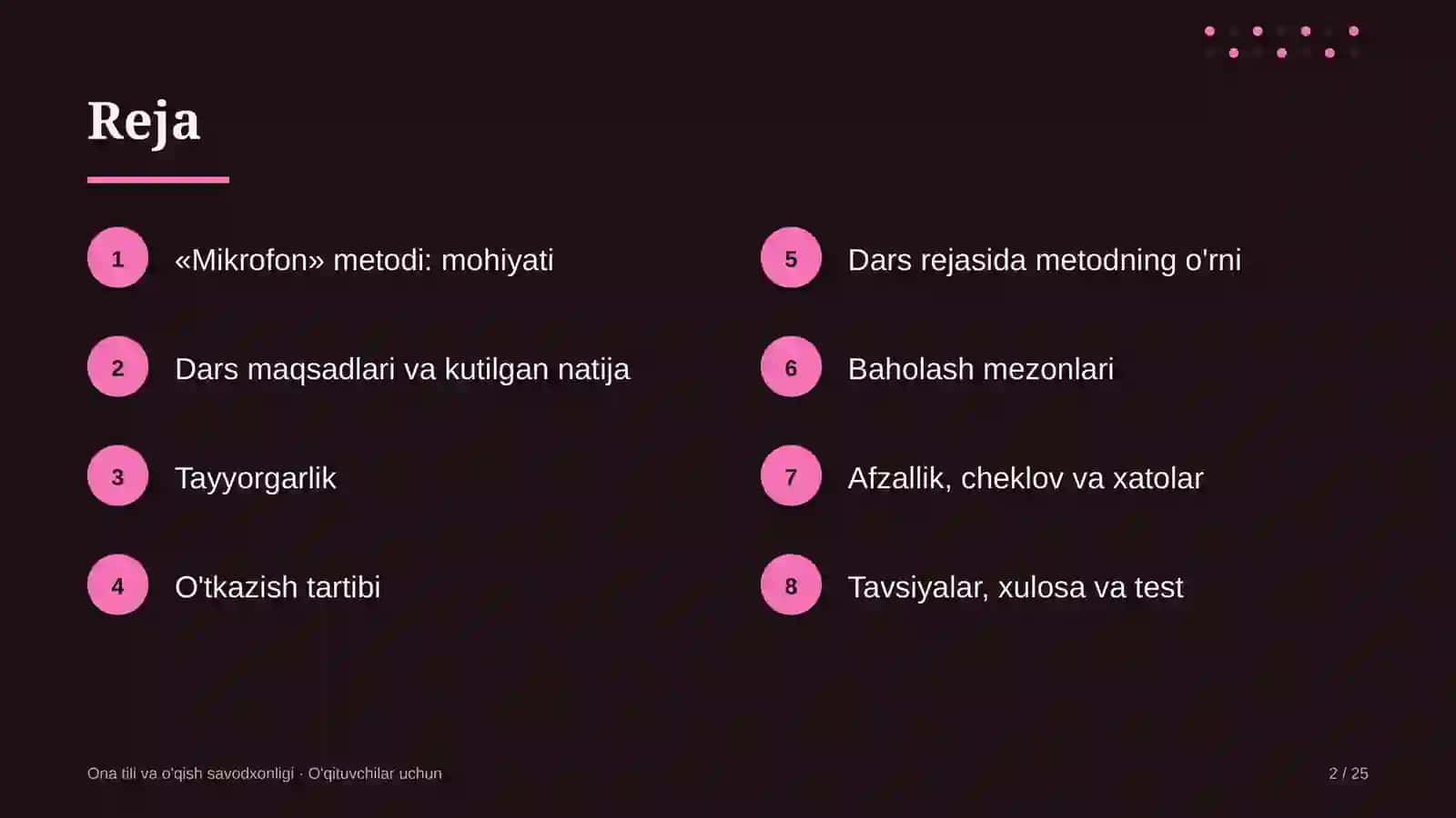 ona tili va o'qish savodxonligi darslarida mikrofon metodidan foydalanish 2755 2