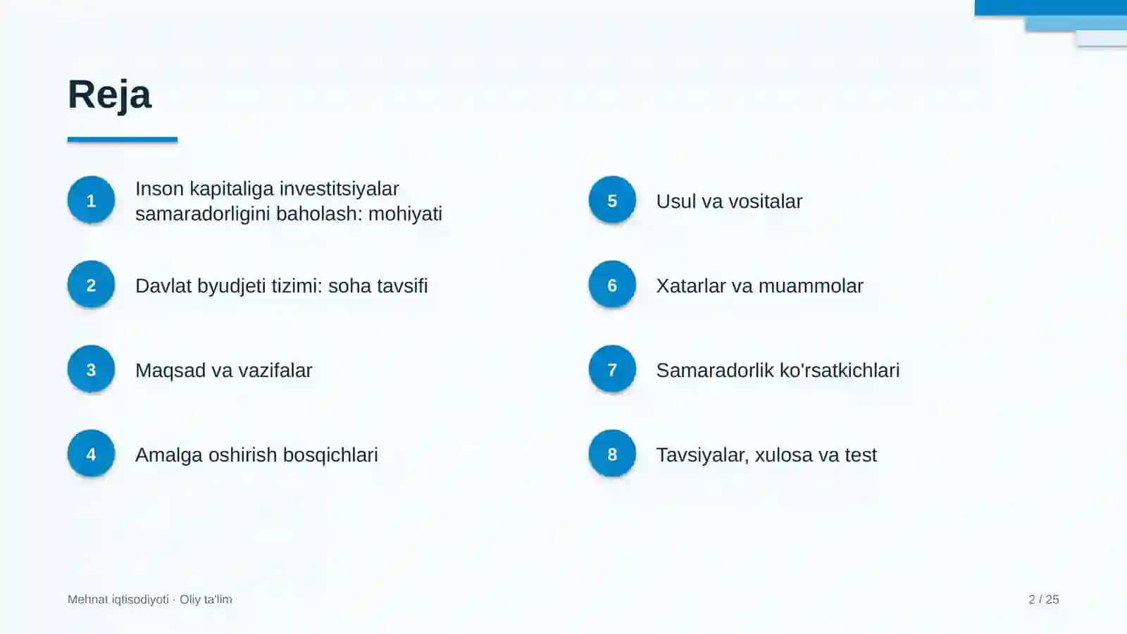davlat byudjeti tizimida insonga qilingan investitsiyalar samaradorligini baholash 5281 2