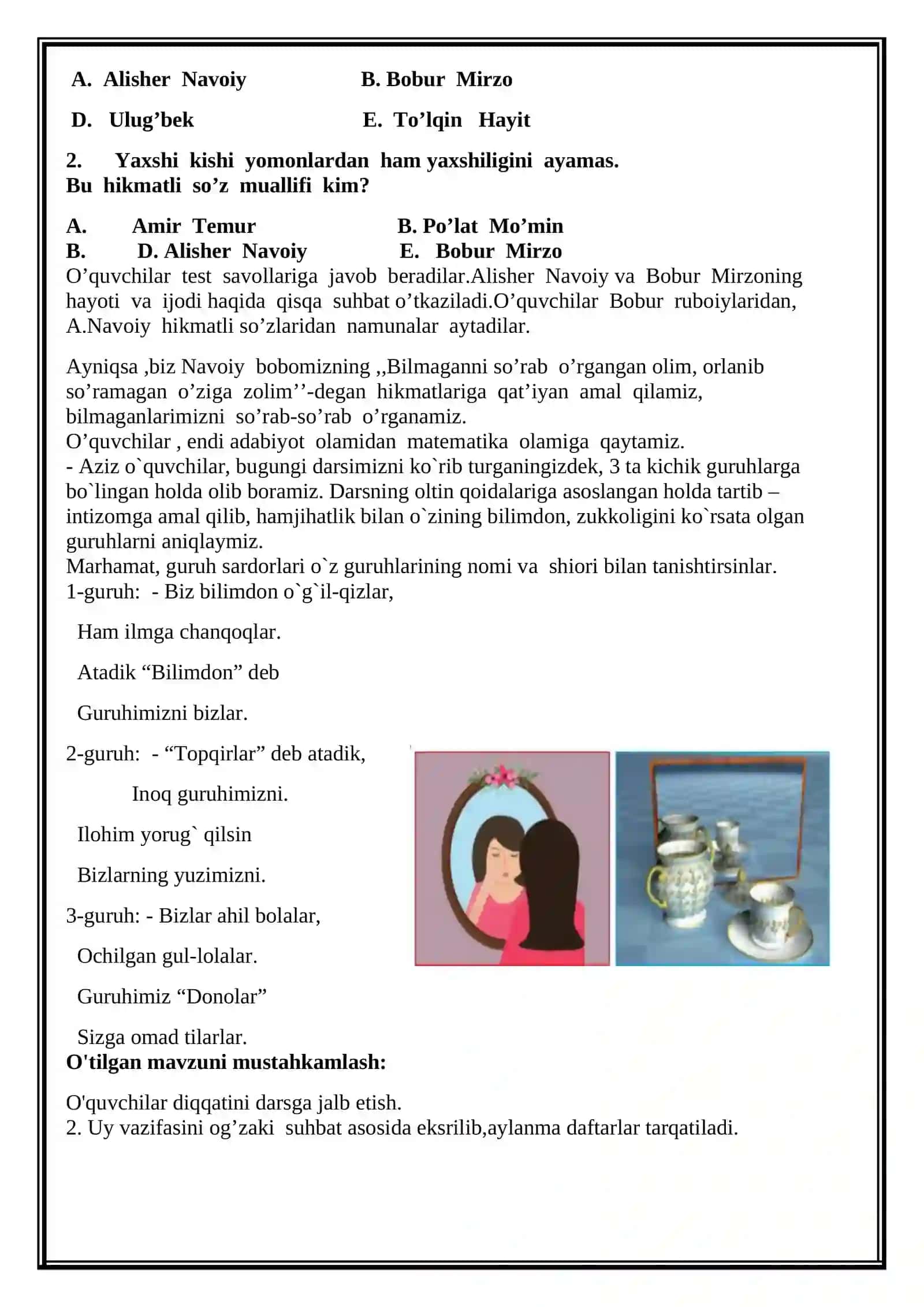 Simmetriya  1 - 5 - misol, masala 2