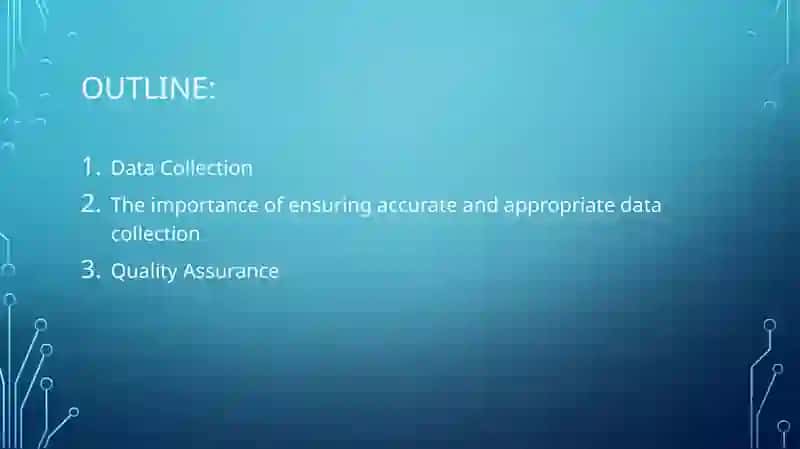 Collecting the data 2