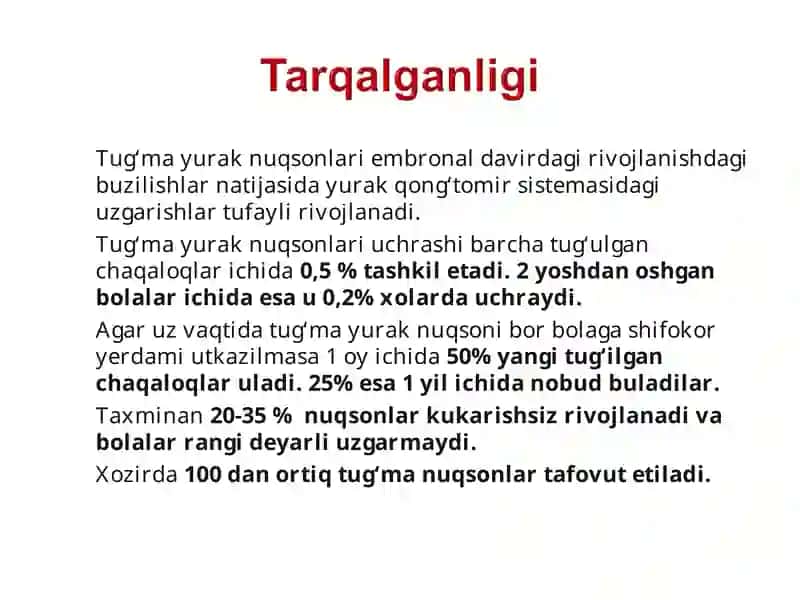 Tug‘ma yurak nuqsonlari 2