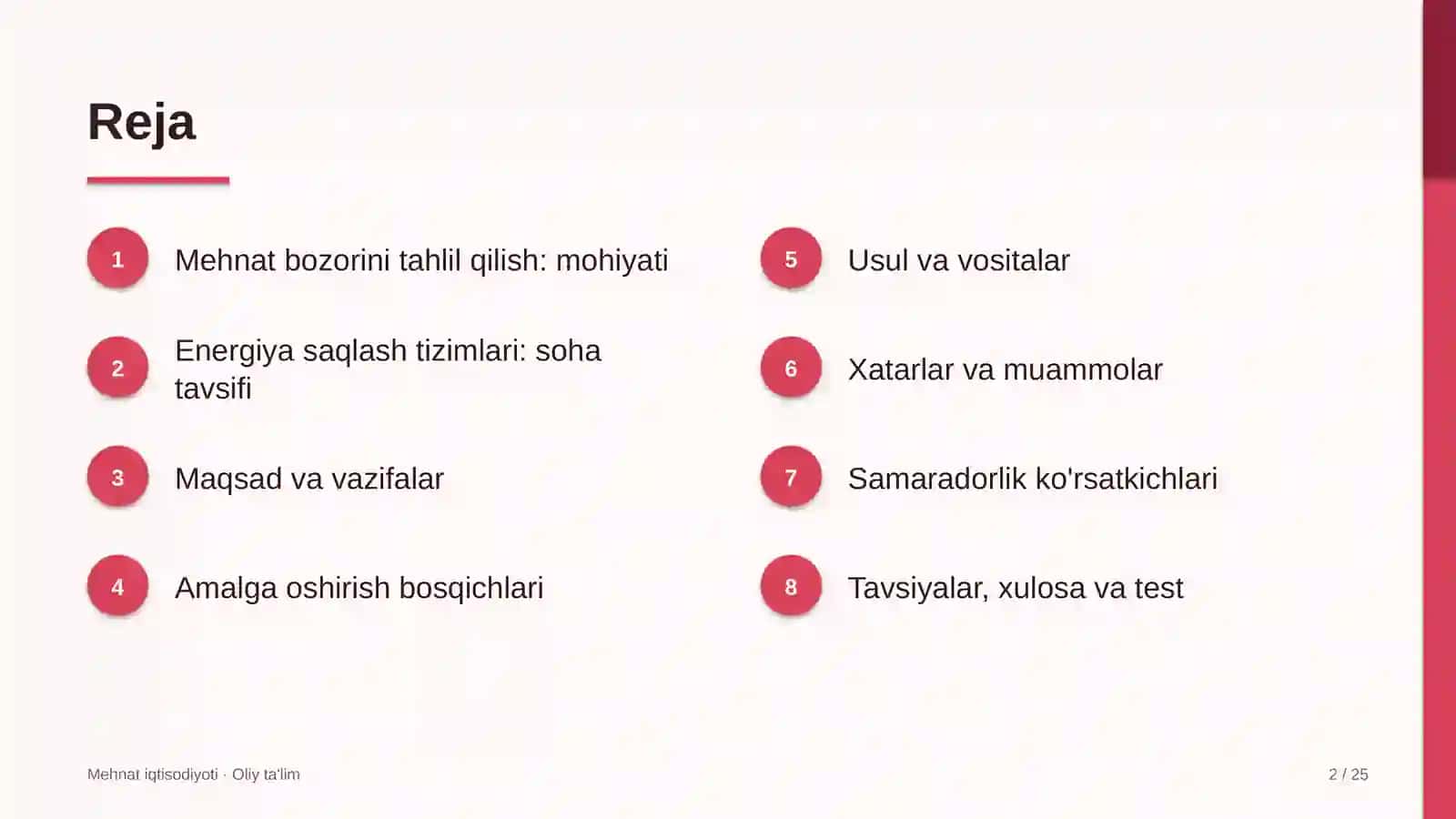 Energiya saqlash tizimlarida mehnat bozorini tahlil qilish 2