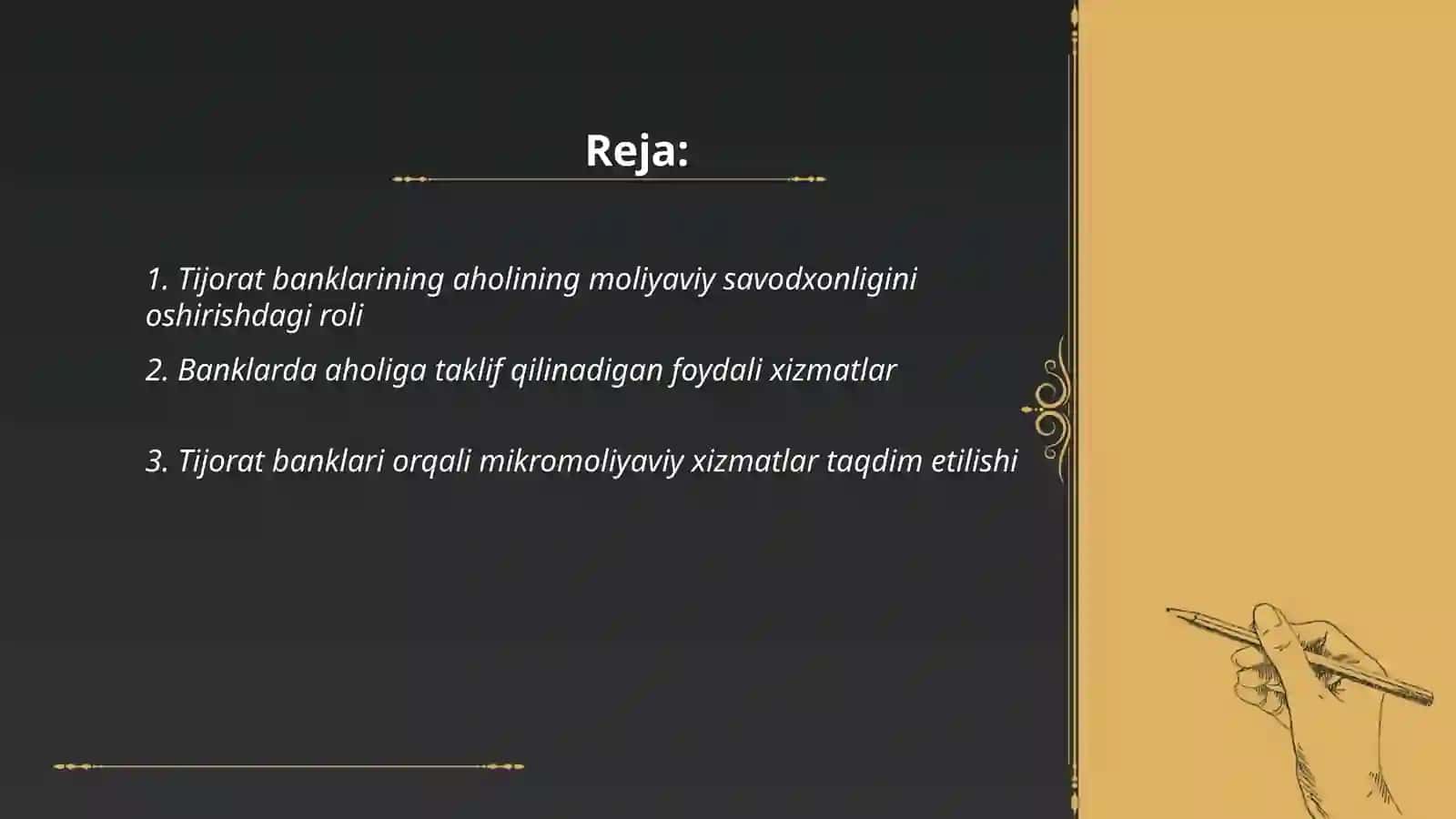 Aholi farovolnligini oshirishda tijorat banklarini ro'li 2