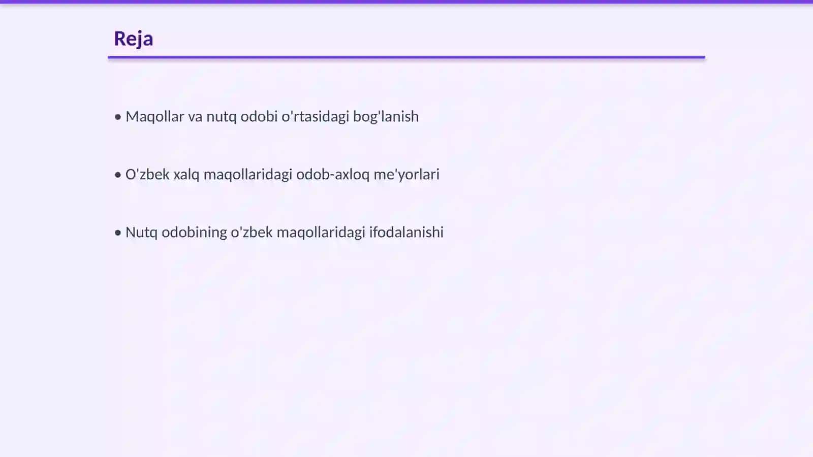 Oʻzbek xalq maqollarida nutq odobining aks etishi 2