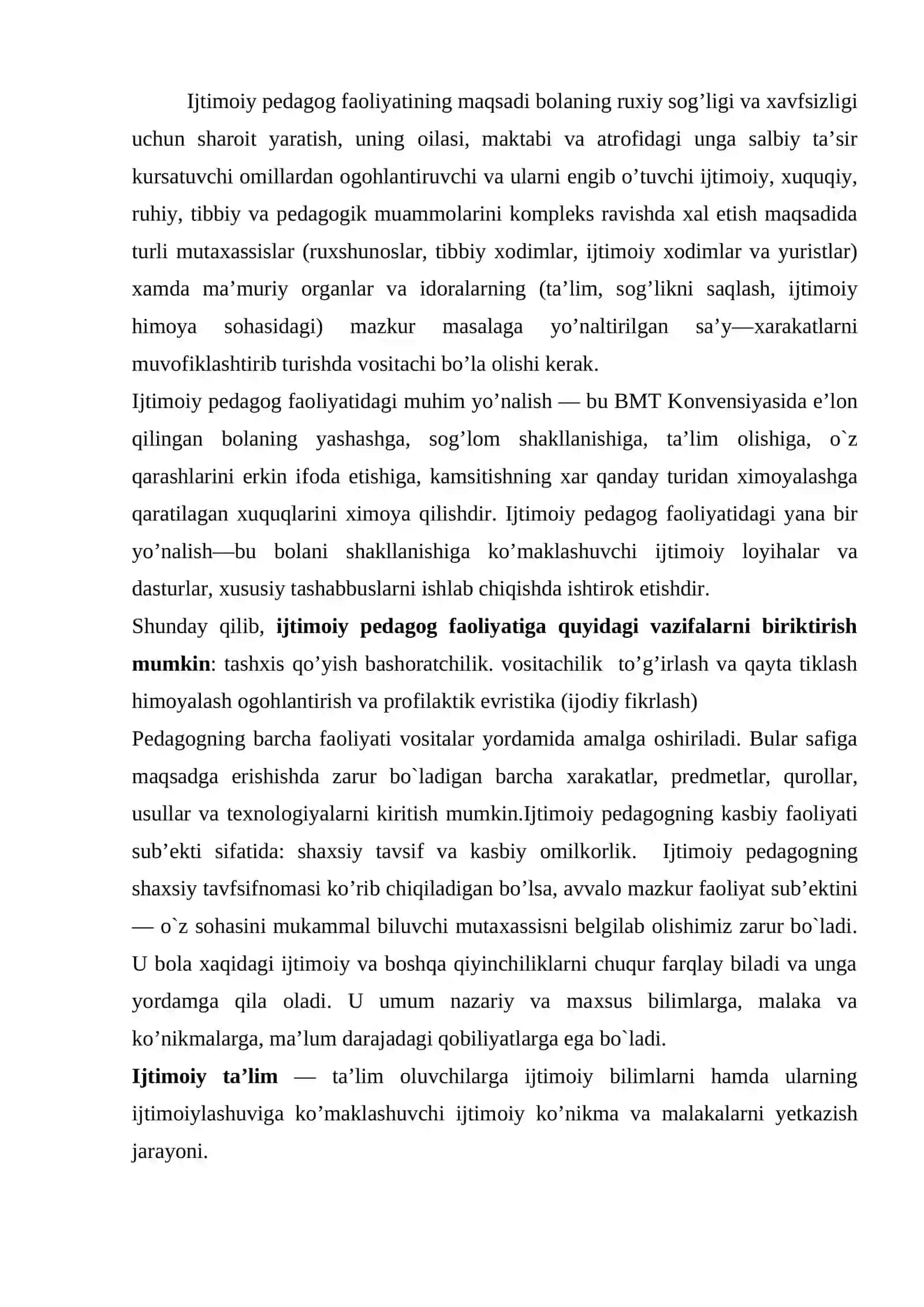Ijtimoiy muhit bolani tarbiyalashning omili sifatida 2