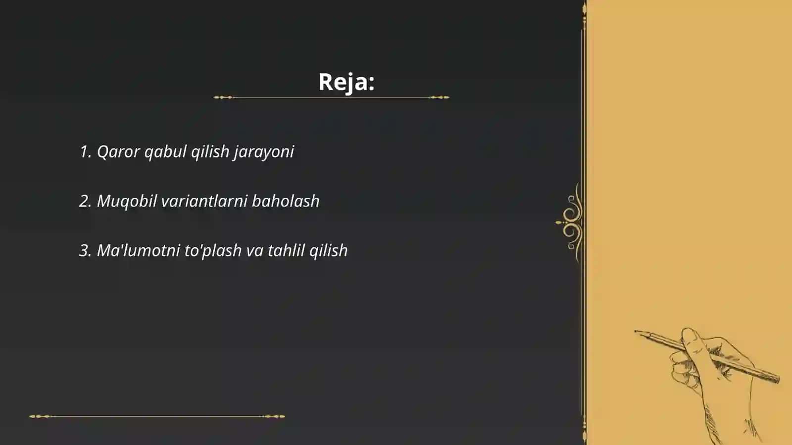 Samarali qaror qabul qlish sa'nati 2