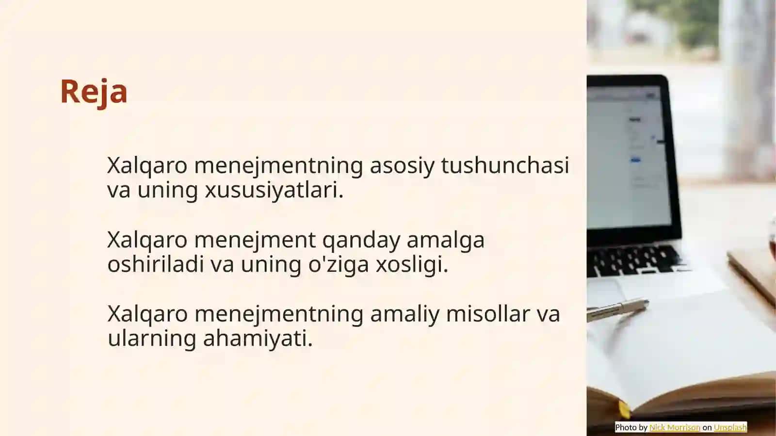 Xalqaro menejmentning o‘ziga xos xususiyatlari 2