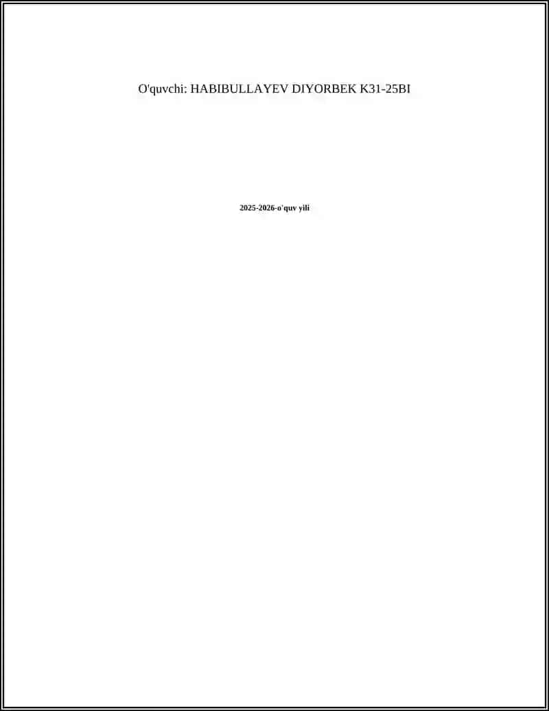 MILLIY BOYLIK VA IQTISODIY SALOHIYAT MAVZUSIDA MUSTAQIL ISH KERE 15LIST BOʻLSN 2