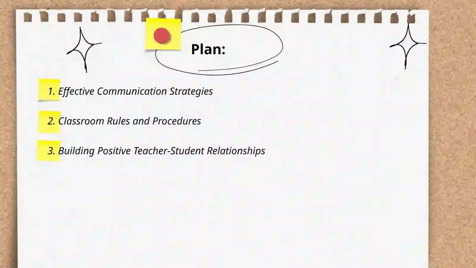 Classroom management 2