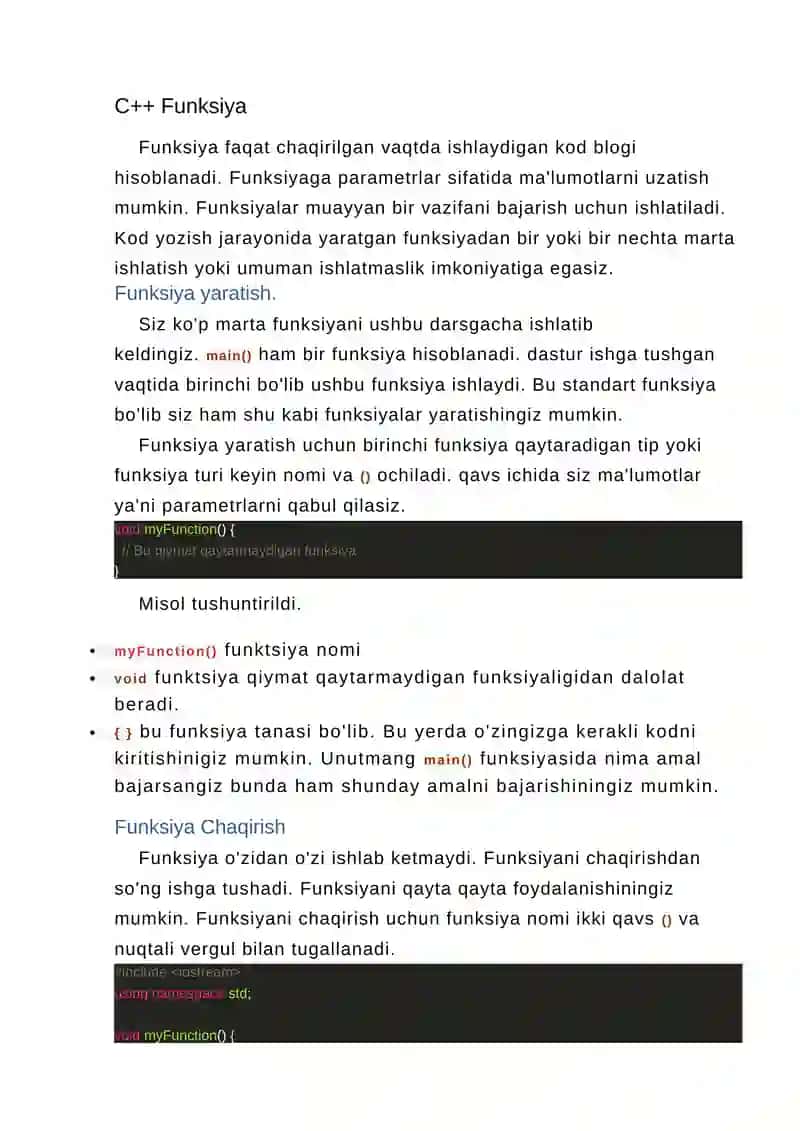 C++ Funksiya 2