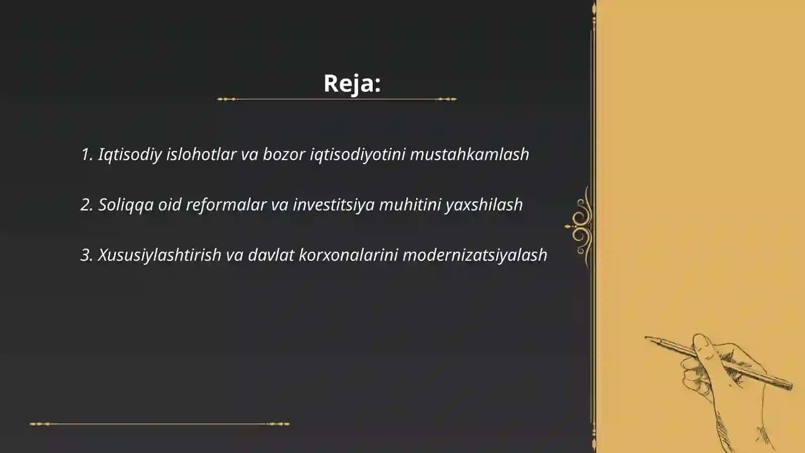 Yangi O‘zbekistonning taraqqiyot strategiyasi 2