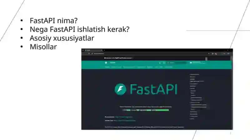 FastAPI bilan tanishuv 2