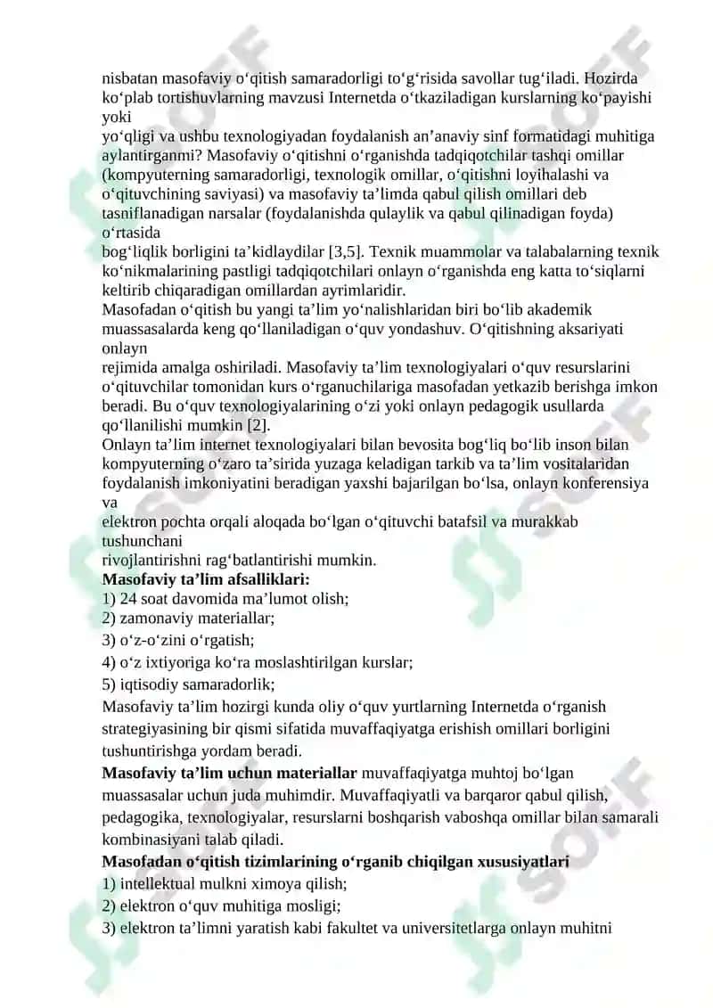 MASOFAVIY VA MEDIA TA’LIM 2