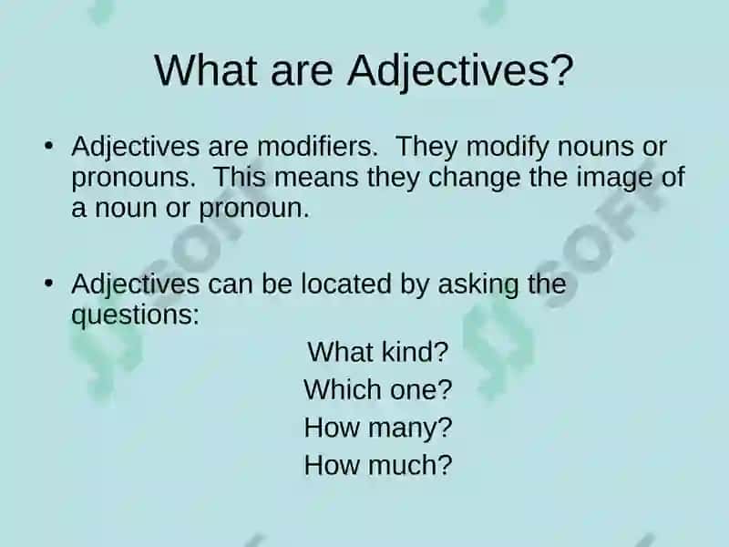 Adjectives 2