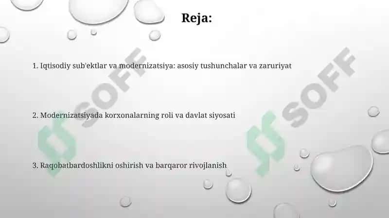 Ekonomik modernizatsiya 2