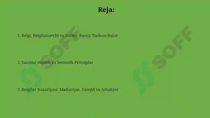 Belgilar Nazariyasi: Madaniyat, Tanqid va Amaliyot 2