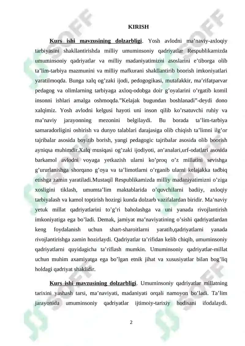 Yosh avlodni ma’naviy-axloqiy tarbiyasini shakllantirish 2