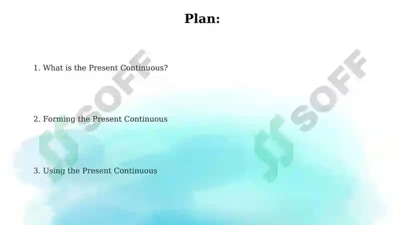 Present Continuous Tense 2