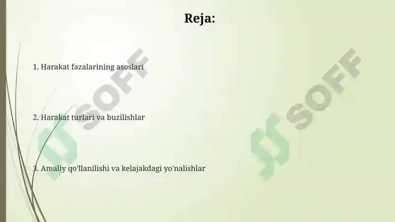 Harakat fazalari 2