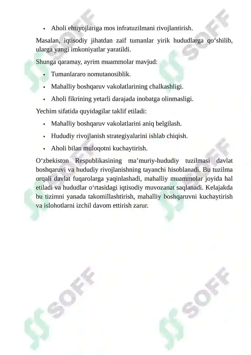 Hududiy Tuzilma 2
