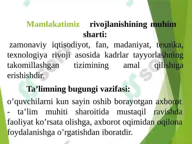 Elektron hukumat va xizmatlar sohasi raqamli ishlar 2
