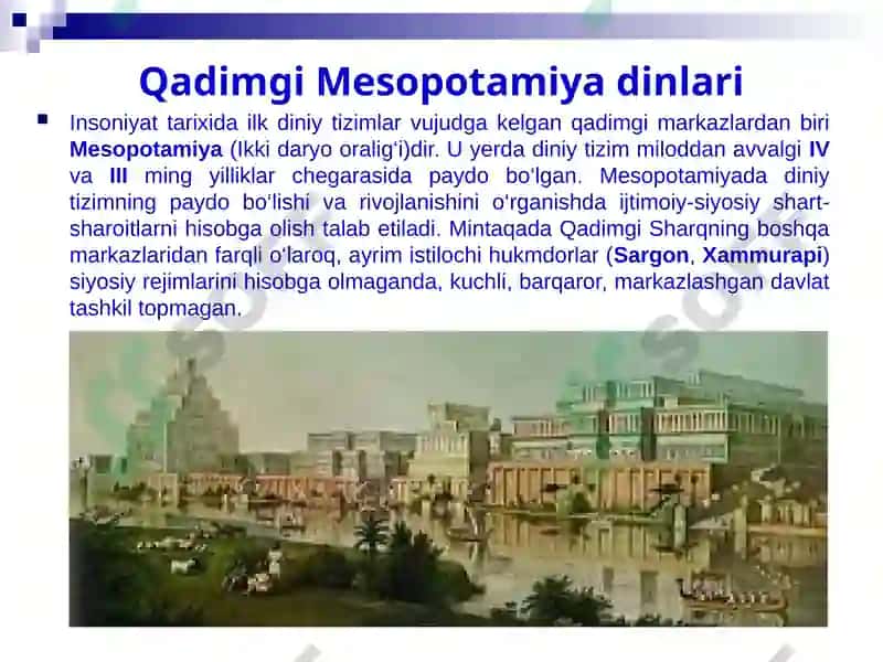 Mesopotamiya dini 2