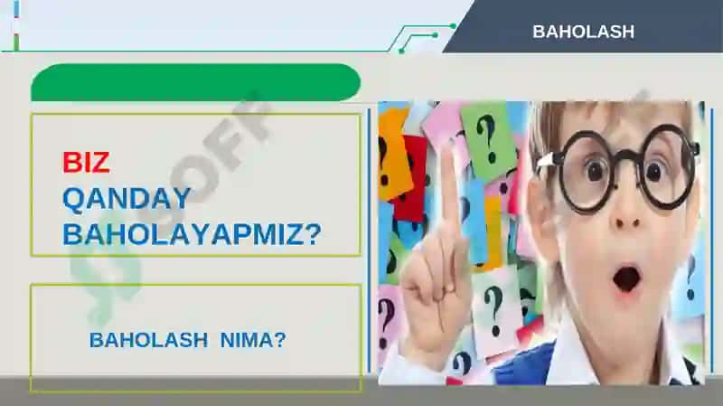 Baholash 2