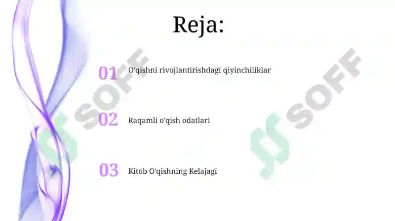 Zamonaviy yoshlar orasida kitob oʻqish madaniyati 2