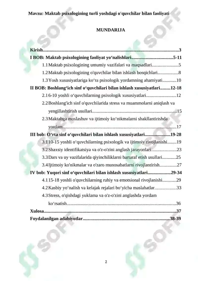 Maktabgacha Pedagogika Kurs Ishi 2