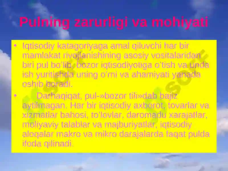 Pul va kredit tizimi 2