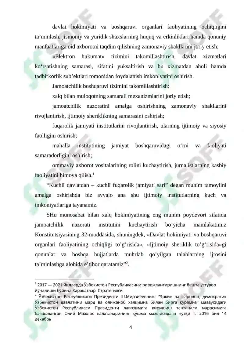 FUQOROLARNING O’ZINI – O’ZI BOSHQARISH ORGANLARIGA OID HUQUQIY NORMALARI 2