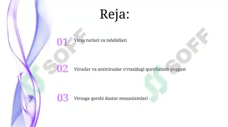 Viruslar va antivirus dasturlari 2