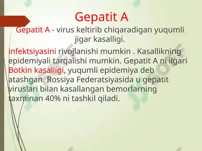Gepatit A 2