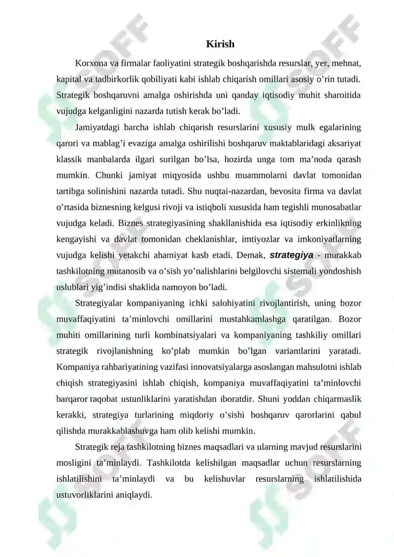 Strategiyani bajarish: bosh qadriyatlar 2